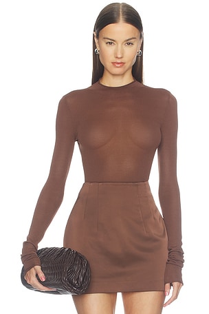 Pauline Mock Neck Sweater Camila Coelho