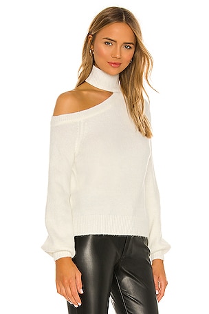 Camila Coelho Davey Sweater in Ivory