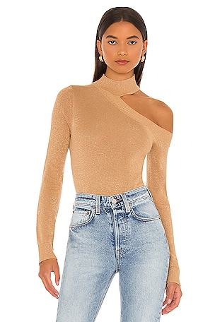 Camila Coelho Bexley Camel discount Shimmer Sweater