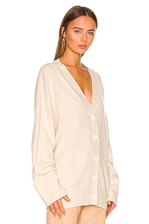 Camila Coelho Trista Oversized Cardigan in Ivory