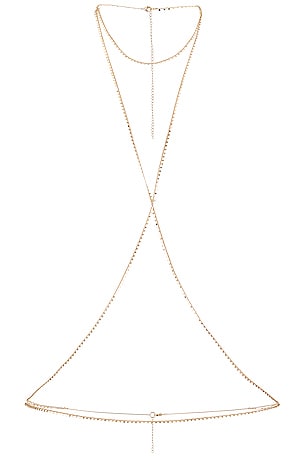 Ettika Body Chain in Pearl