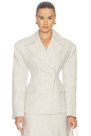 Malena Linen Blazer Camila Coelho