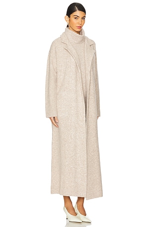 Camila Coelho Jona Maxi Sweater Coat in Beige