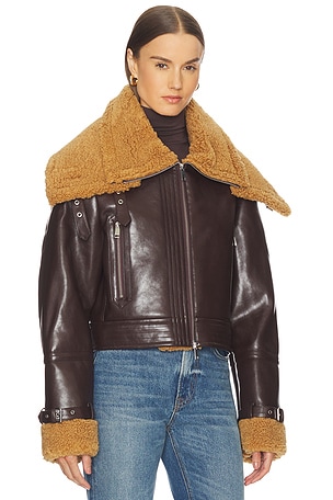 Camila Coelho Elba Jacket in Brown