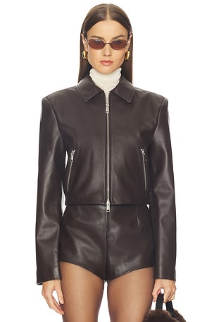 Elia Leather Jacket Camila Coelho