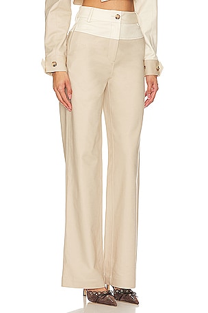 Camila Coelho Araceli Pant in Neutral