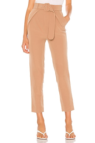 Camila Coelho Azora Pant in Nude Toffee