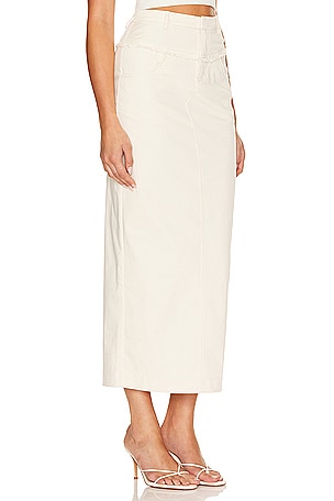 Camila Coelho Brickell Skirt in Cream