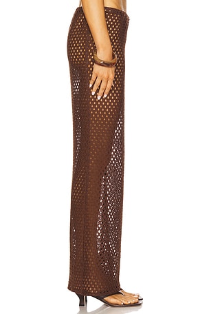 Camila Coelho Krina Maxi Skirt in Brown