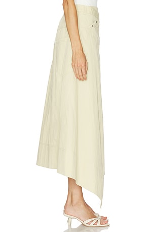 Camila Coelho Ignacia Midi Skirt in Beige