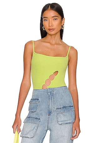 CAMI NYC Corinne Bodysuit in Cove