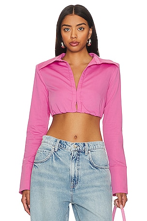 The Live-in Cropped Long Sleeve Top – VIMMIA