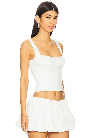 Camila Coelho Luara Top in White
