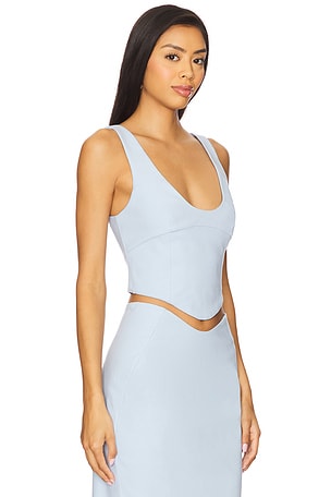 Camila Coelho Lotta Top in Baby Blue