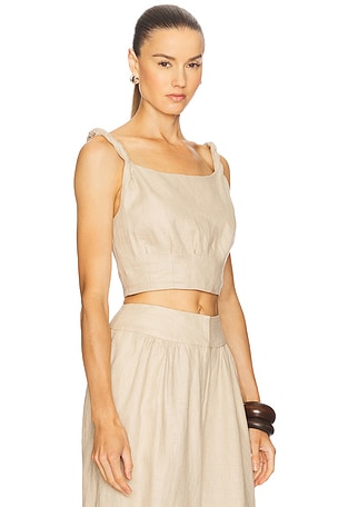 Harlow Linen Top Camila Coelho