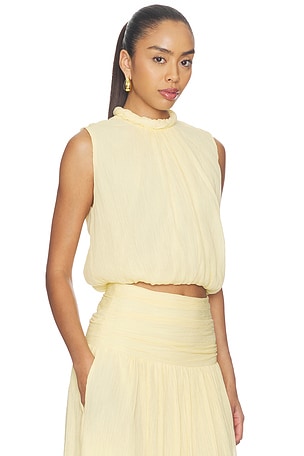 Camila Coelho Leora Top en Jaune