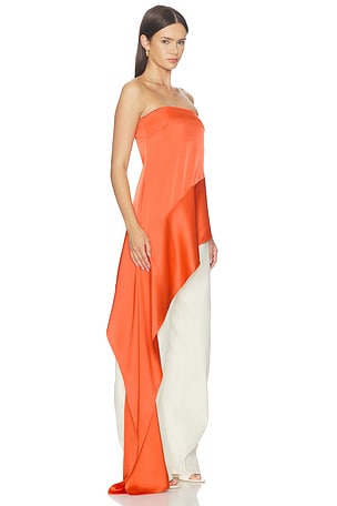 Camila Coelho Luana Top in Burnt Orange