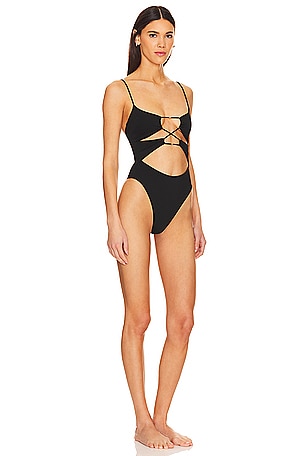 Camila Coelho Marcelo One Piece in Black