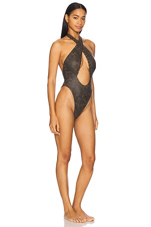 Camila Coelho Sahara One Piece in Brown