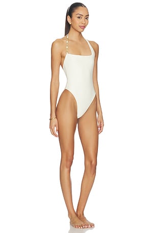 Camila Coelho Limor One Piece in Ivory