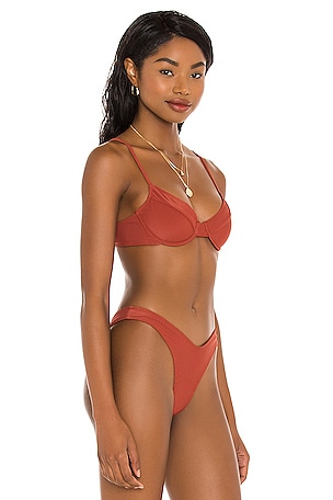 Camila Coelho Harbor Top in Rust
