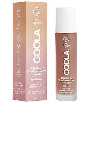 COOLA Rosilliance Tinted Moisturizer Organic Sunscreen SPF30 in Fresh Rose