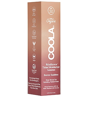 COOLA Rosilliance Tinted Moisturizer Organic Sunscreen SPF30 in Bronze Goddess