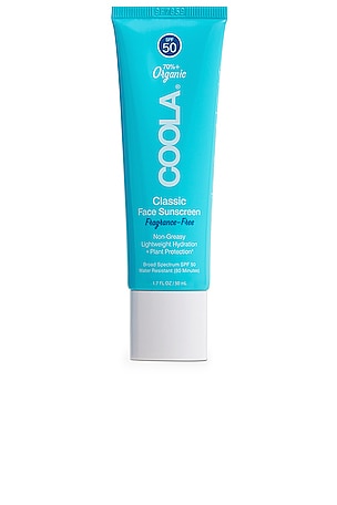 Fragrance Free Classic Organic Face Sunscreen Lotion SPF 50COOLA$32