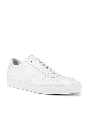 Common Projects Leather BBall Low in White