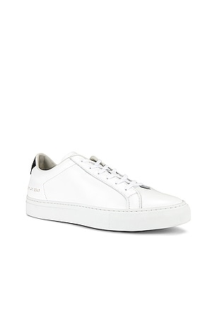 Common Projects Retro Low in White