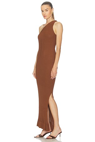 Casona La Seductora Dress in Brown. Size XXS/XS. Also