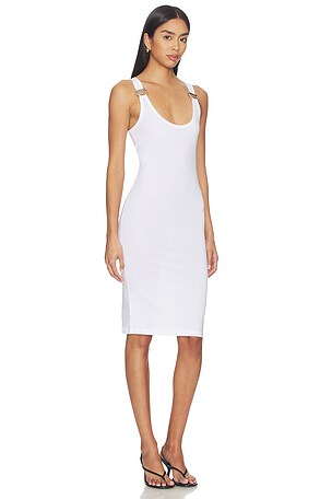 Coperni C Logo Tank Dress in White. Size S. Also