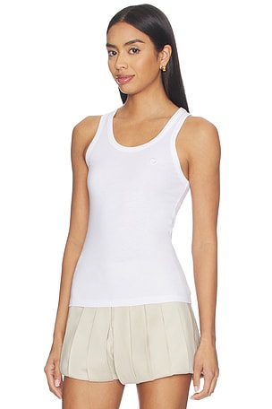 Coperni Lightweight Logo Tank Top in White