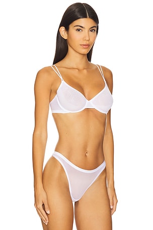 Cosabella Soire Confidence Molded Bra in White. Size 36D. Also