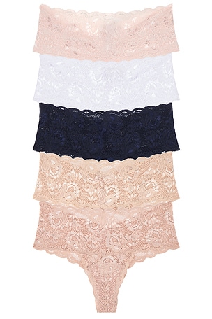 Comfie Thong 5 Pack Cosabella