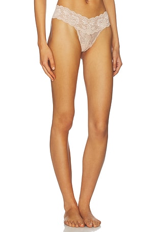 Cosabella Never Say Never Low Rise Thong in Nude