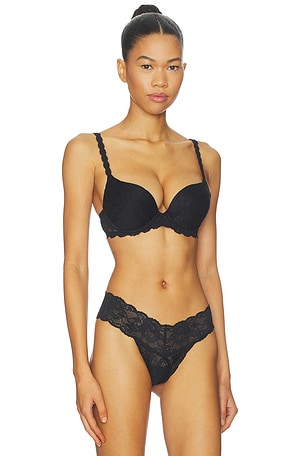 Cosabella Never Say Never Push Up Bra in Black