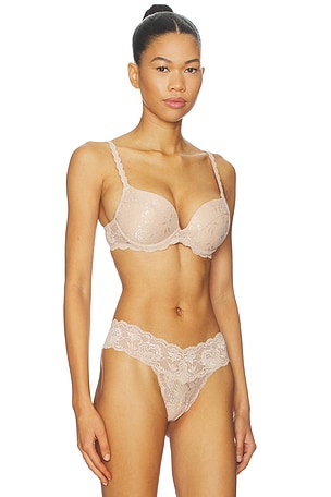 Cosabella Never Say Never Push Up Bra in Nude