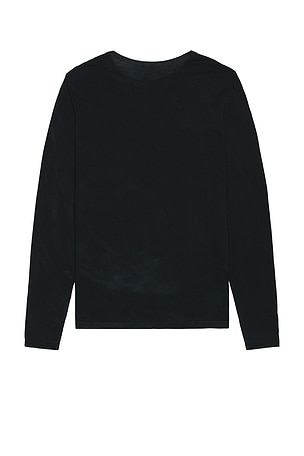 COTTON CITIZEN Classic Crew Long Sleeve Tee in Black