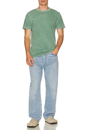 COTTON CITIZEN T-SHIRT RAS DE COU CLASSIC en Vert