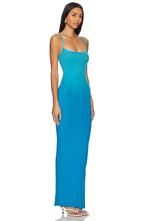 COTTON CITIZEN Verona Spaghetti Maxi Dress in Blue