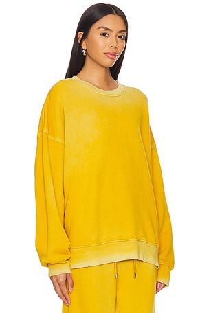 COTTON CITIZEN Boston Crewneck in Yellow