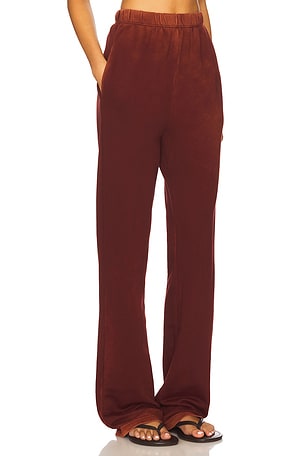 COTTON CITIZEN PANTALON SWEAT ROMA en Rouge