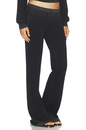 COTTON CITIZEN The Lima Flared Sweatpant in Black