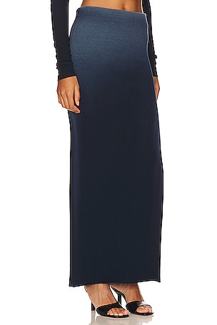 COTTON CITIZEN Verona Maxi Skirt in Navy