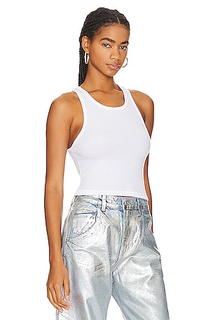 COTTON CITIZEN Verona Tank in White. Size XS. Also