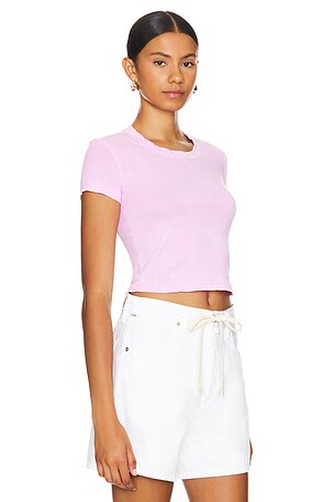 COTTON CITIZEN Standard Baby Tee in Pink. Size XS. Also