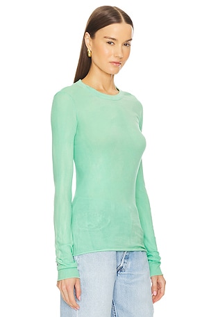 COTTON CITIZEN Marbella Long Sleeve Top in Mint