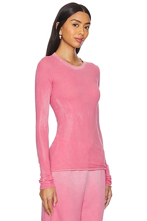 COTTON CITIZEN Marbella Long Sleeve Shirt in Pink