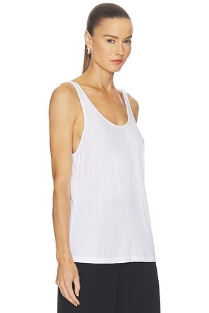 COTTON CITIZEN The Mykonos Relaxed Tank in White